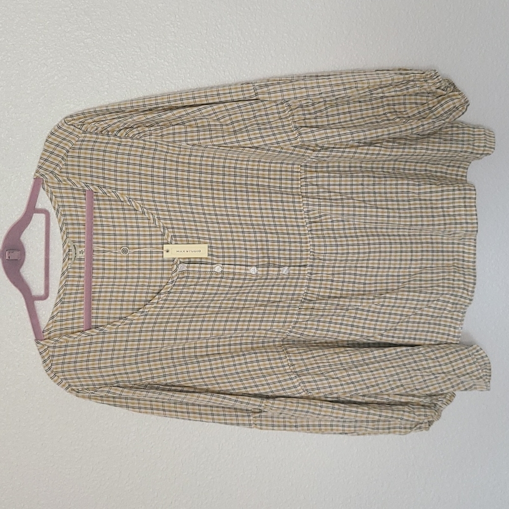 NWT Max Studio blouse 3X tunic boho